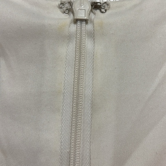 Donna Morgan Striped Dress V Neck Womens Size 6 - Picture 5 of 8